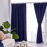 Leeden Blackout Curtains - Thermal Insulated, Energy Efficient Window Curtains, Room Darkening, 52" x 84", 2-Panel Set, Navy Blue