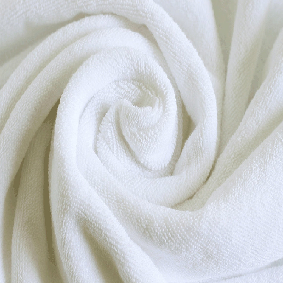 Leeden Bath Towelsfor Bathroom Set of 1 (27x54 Inches), 100%  Cotton Bathroom Towels (White)