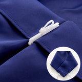 Leeden Blackout Curtains - Thermal Insulated, Energy Efficient Window Curtains, Room Darkening, 52" x 84", 2-Panel Set, Navy Blue