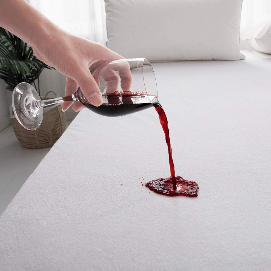 Waterproof Mattress Pad Cover Protector with 3D Air Fabric - Breathable & 100% Waterproof