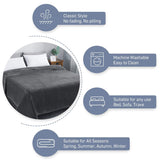 Premium Fleece Blanket for Bed and Couch -  All Season