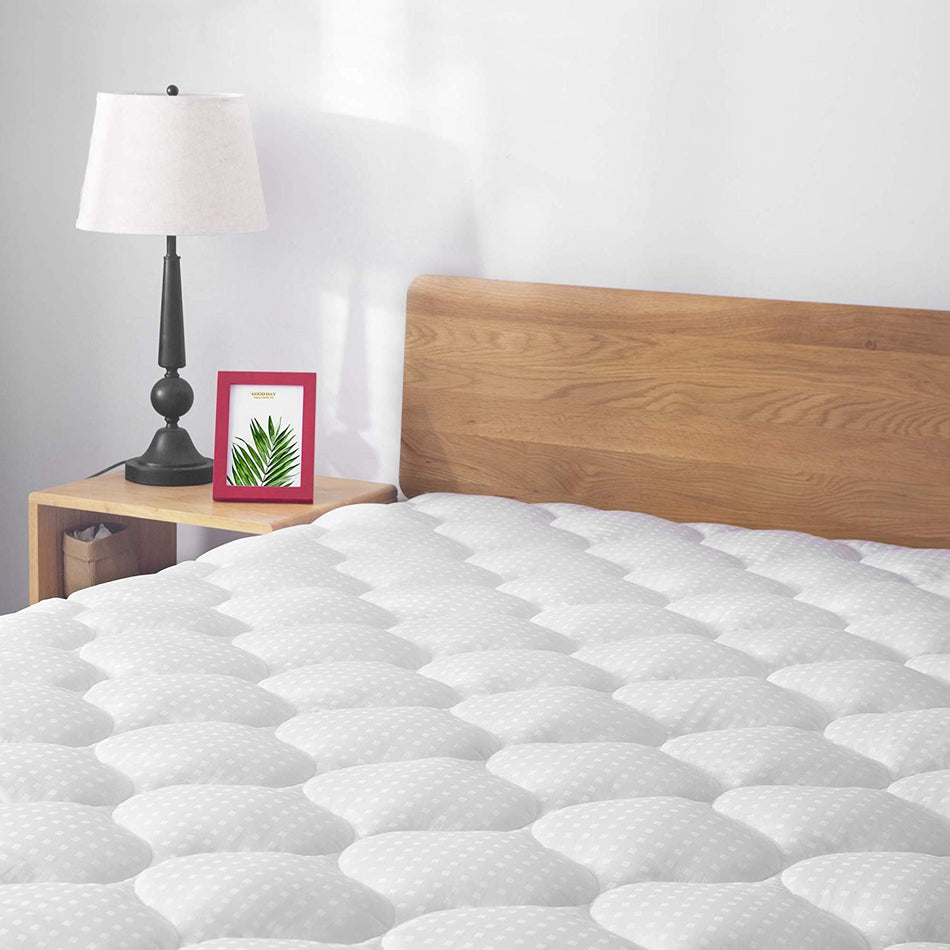 Deep Pocket Cooling Mattress Pad Cover