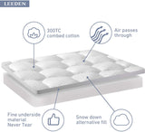 Deep Pocket Cooling Mattress Pad Cover