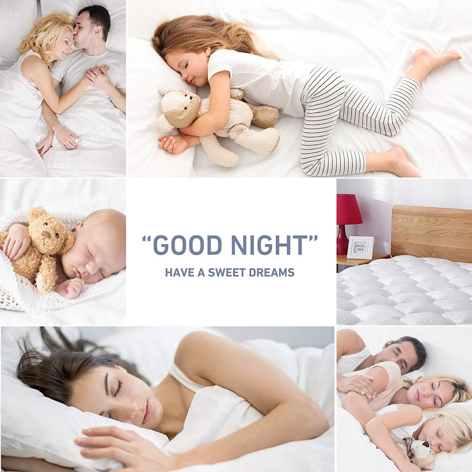 Deep Pocket Cooling Mattress Pad Cover